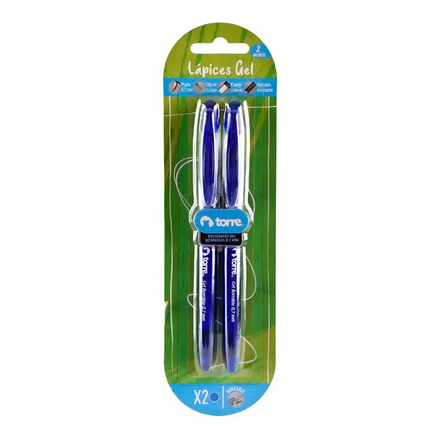 Blister 2 Boligrafo Borrable Torre
